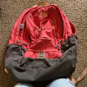 The North Face Jester Backpack Pink/Gray